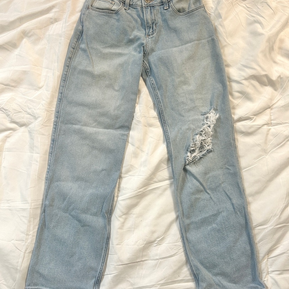 Hollister Light Blue Boyfriend Jeans